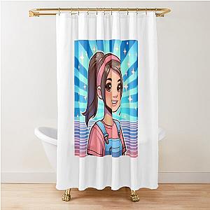 Ms Rachel Cartoon Shower Curtain