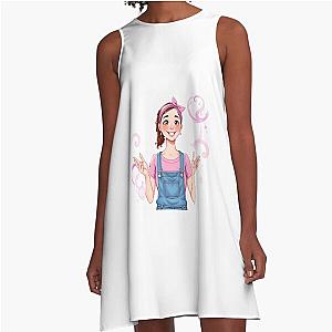Pink A-Line Dress