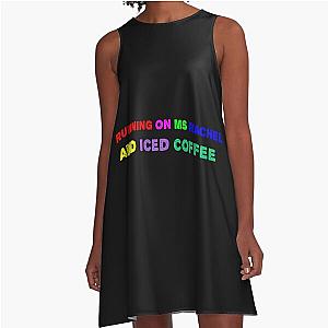 Running on Rachel and Coffee A-Line Dress