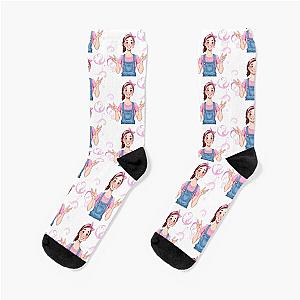 Pink Ms. Socks