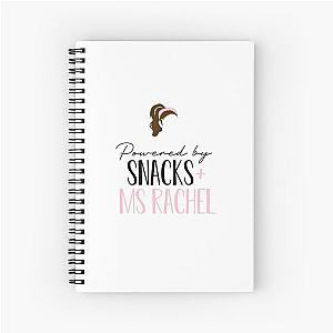 Powered by Snacks Spiral Notebook
