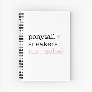 Ponytail, Ms Rachel, Spiral Notebook, Sneakers