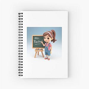 Ms. Rachel Figure Spiral Notebook