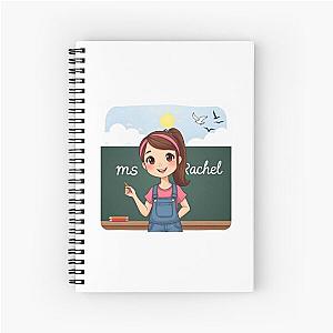 Ms. Rachel Illustrated Spiral Notebook