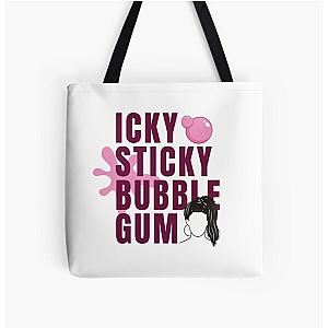 Ms. Rachel Pink Ponytail T-Shirt All Over Print Tote Bag