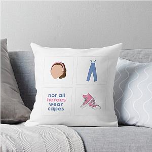 Ms Rachel T-Shirt - Not all heroes wear cap throw pillow