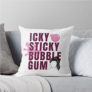 Ms Rachel Sticky Bubblegum Pink Ponytail T Shirt Throw Pillow