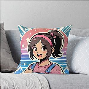 Ms. Rachel Anime Throw Pillow
