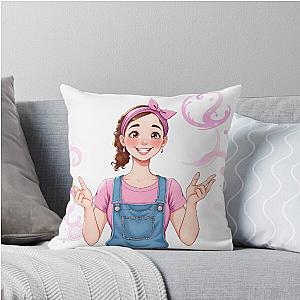Pink Ms. Rachel Throw Pillow