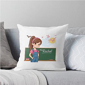 Ms. Rachel Chalkboard Throw Pillow
