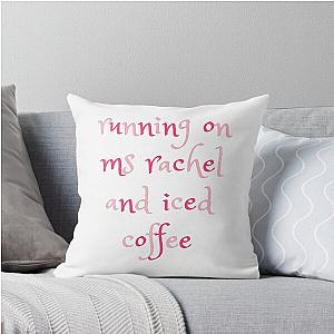 Running on MS and Iced Coffee Throw Pillow