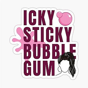 Ms Rachel Sticky Bubblegum Pink Ponytail T Shirt Sticker