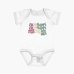 I'm So Happy Ms Rachel Iconic Song Short Sleeve Baby One-Piece