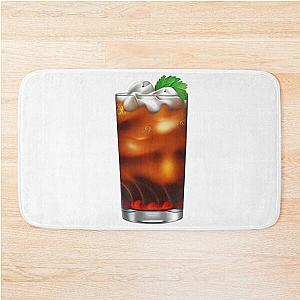 Running on Miss Rachel and Iced Dunkin Coffee All Year Long Bath Mat