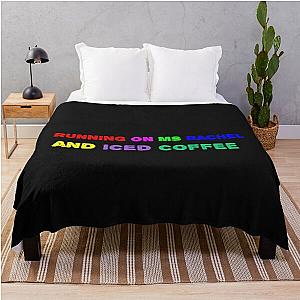 running on ms rachel and iced coffee throw blanket