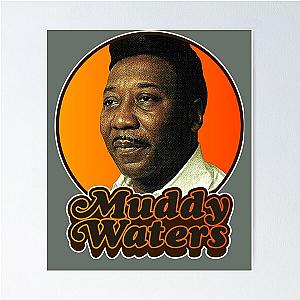 Retro Muddy Waters Tribute  Poster