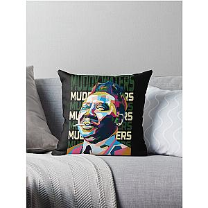 Abstract Muddy Waters in WPAP Throw Pillow