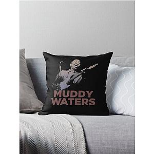 Retro Muddy Waters You're Gonna Miss Me Throw Pillow