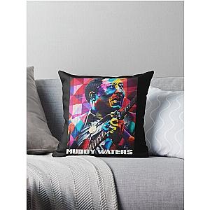 Muddy Waters - Blues Muddy Soul Waters Throw Pillow