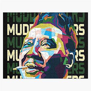 Abstract Muddy Waters in WPAP Jigsaw Puzzle