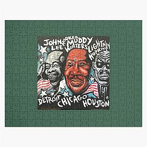 Muddy Waters John Lee Hooker Lightnin Hopkins  Jigsaw Puzzle