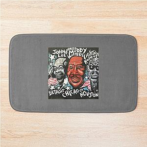 Muddy Waters John Lee Hooker Lightnin Hopkins  Bath Mat