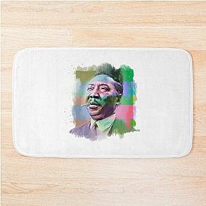 Muddy Waters - Famous Musician Portraits  Bath Mat