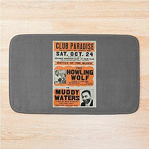 Howling Wolf vs Muddy Waters Bath Mat