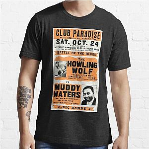 Muddy Waters vs Howling Wolf vintage jazz blues concert Essential T-Shirt