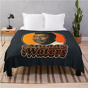 Retro Muddy Waters Tribute  Throw Blanket