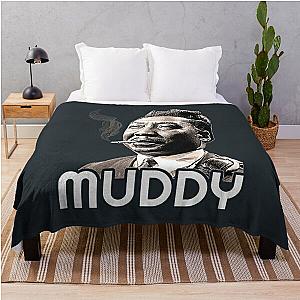 Muddy Waters  Throw Blanket