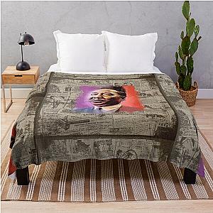 Muddy Waters - COOL MUSICIAN PORTRAITS Throw Blanket