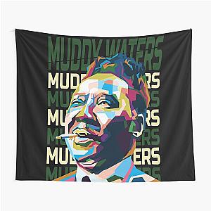 Abstract Muddy Waters in WPAP Tapestry