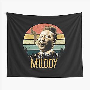 Vintage Muddy Waters Blues Icon Tribute Tapestry