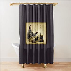 Muddy Waters Invents Electricity Shower Curtain