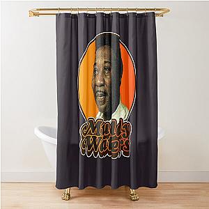 Retro Muddy Waters Tribute  Shower Curtain