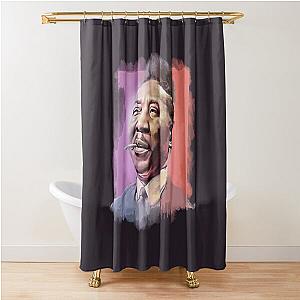 Muddy Waters - Famous Musician Portraits Shower Curtain