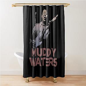 Retro Muddy Waters You're Gonna Miss Me Shower Curtain