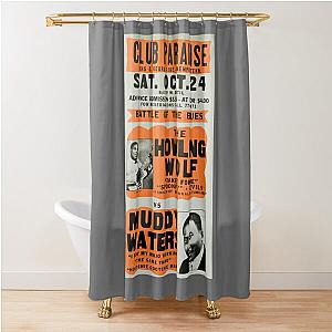 Howling Wolf vs Muddy Waters Shower Curtain