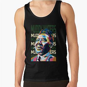 Abstract Muddy Waters in WPAP Tank Top