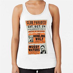 Howling Wolf vs Muddy Waters Racerback Tank Top