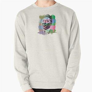 Muddy Waters - Famous Musician Portraits  Pullover Sweatshirt