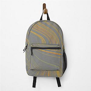 Ribbons of Muddy Waters Brown and Golden Rod - abstract Backpack