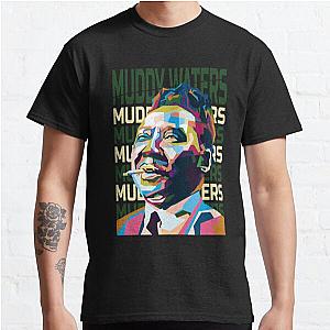 Abstract Muddy Waters in WPAP Classic T-Shirt