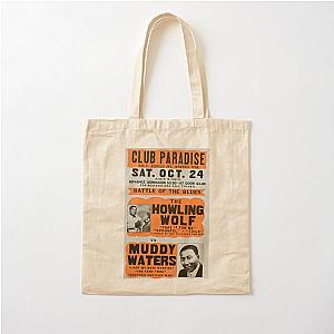 Howling Wolf vs Muddy Waters Cotton Tote Bag