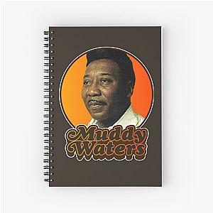 Retro Muddy Waters Tribute  Spiral Notebook