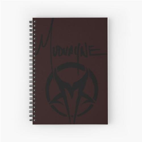 mudvayne merch mudvayne logo  Spiral Notebook