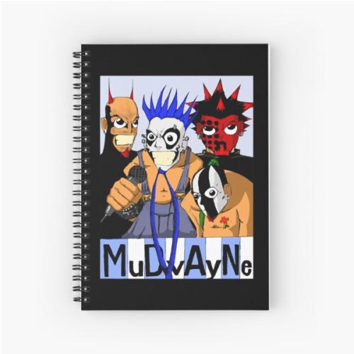 Wonderful Memory Mudvayne Band Rock Cute Gift Spiral Notebook