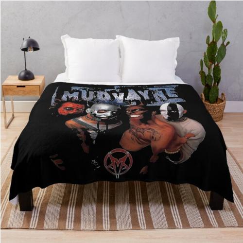 mudvayne band heavy metal mudvayne mudvayne mudvayne  Throw Blanket