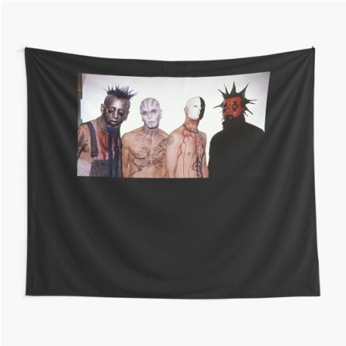 Surprise Gift Mudvayne Halloween Holiday Tapestry